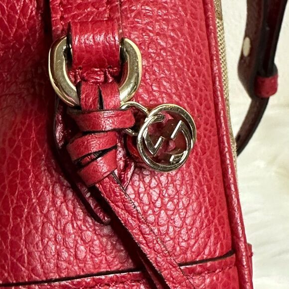 💯 Authentic Gucci Bree Disco Crossbody Bag in Red🍀 - Picture 11 of 16